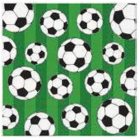 E Salvetes 33X33Cm Soccer Ball, Paw Decor Collection 699901