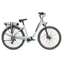 Elektriskais velosipēds Rock Machine 28 Cityride e100SD I Zaļš/Matēts Rata izmērs Rāmja L 577266