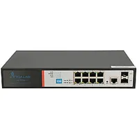 Extralink Ex.8222 tīkla slēdzis pārvaldīts L2/L4 Gigabit Ethernet 10/100/1000 Power over Poe 1U melns 443866