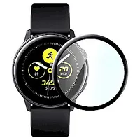 Fusion Nano 9H aizsargstikls pilnam ekrānam Samsung Galaxy Watch Active 2 44 mm melns 149316
