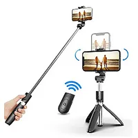 Fusion universāls statīvs  selfie stick turētājs Gopro tālrunis fotokamera 160 cm pults 527844