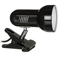 Galda lampa Activejet Clip-On, melna, metāls, vītne E27 419274