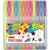 Gēla pildspalvu komplekts Devente Cosmo Fluo 0.8Mm 12 neona krāsas 556738