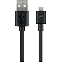 Goobay Micro Usb charging and sync cable 46800 Black, 2.0 micro male Type B, A 162809