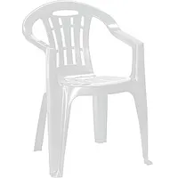 Kėdė Kona 55X53,5X82Cm, plastikinė, balta Kon180Bi 529434