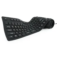 Keyboard Flexible Usb Eng/Black Kb-109F-B Gembird 376573