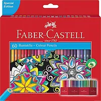 Krāsainie zīmuļi Faber-Castell ar organizatoru, 60 krāsas 542091