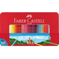 Krāsainie zīmuļi Faber-Castell Classic, 60 krāsas, metāla kārbā 540991