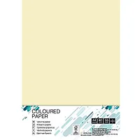 Krāsains papīrs College A4, 80G/M², 50 loksnes, Vanilla Be66 548689