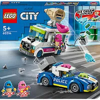 Lego City policija dzenā saldējuma furgonu 60314 302320