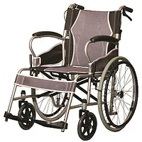 Lekki stalowy wózek inwalidzki z hamulcami At52301 784416