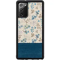 ManWood case for Galaxy Note 20 blue flower black 563773