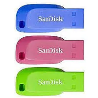 Memory Drive Flash Usb2 16Gb/3Pcs Sdcz50C-016G-B46T Sandisk 451497
