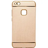 Mocco Exclusive Crown Back Case Silikona Apvalks Ar Zelta Elementiem Priekš Apple iPhone X / Xs Zeltains 402829