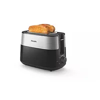 Philips Toaster Hd2516/90 Daily Collection Power 830 W, Number of slots 2, Housing material Plastic, Black 416566