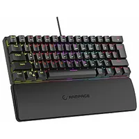 Rampage Gaming Keyboard Melna Asv Atrašanās Vieta 698818