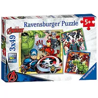 Ravensburger puzle Marvel Avengers 3X49P, 08040 528679