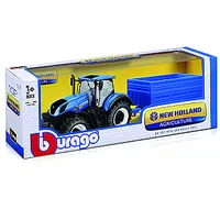 Rot. Traktors Bburago Tractor with trailer New Holland 324025 289864