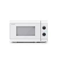 Sharp Microwave Oven with Grill Yc-Mg01E-C Free standing, 800 W, Grill, Crystal White 271434