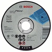 Taisns griešanas disks Bosch Expert metālam 125X2,5X22,2Mm 2.608.600.394 570548
