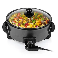 Tristar Multifunctional grill pan Xl Pz-9135 Grill, Diameter 30 cm, 1500 W, Lid included, Fixed handle, Black 304432