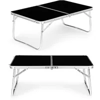 Tūristu galds, saliekams piknika melna galda virsma, 60X40 cm 708921
