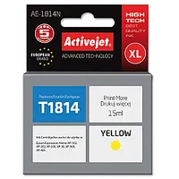 Activejet Ae-1814N tinte Epson printerim, nomaiņa 18Xl T1814 Augstākā 15 ml dzeltens 277624