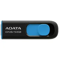 Adata Auv128 512Gb Usb Flash Drive, Black/Blue 624818