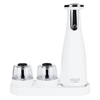 Adler Electric Salt and pepper grinder Ad 4449W Grinder 7 W Housing material Abs plastic Lithium Mills with ceramic querns Charging light Auto power off after 3 minutes Fully charged for 120 of continuous use time 2.5 hours C 592515