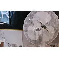 Adler Sale Out. Ad 7305 Stand Fan Damaged Packaging, Dent On The Grid, Scratches Leg Diameter 40 cm White Number of speeds 3 90 W No Oscillation	  Whit 698238