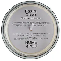 Aromātiskās sveces Nature Green H9.5Cm, Northern Forest 657089