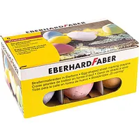 Asfalta krīts Eberhardfaber olas formā, 6Gab/Iep, asorti 553661