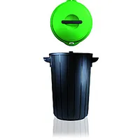 Atkritumu tvertne Ecosolution 35L 42,5X37,5X54Cm tumši pelēka/zaļa 594019