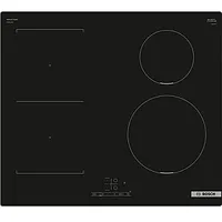 Bosch Hob Pwp611Bb5E  Induction, Number of burners/cooking zones 4, Touch, Timer, Black 393273