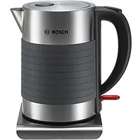 Bosch Twk7S05 Standard kettle, Stainless steel/Plastic, Grey, 2200 W, 360 rotational base, 1.7 L 150588