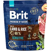 Brit Premium by Nature Sensitive LambRice - sausā barība suņiem 1 kg 473276