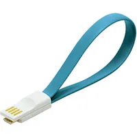 Cu0085 Usb Cable, magnetic, Am to Micro Bm, blue Logilink 150797
