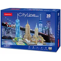 Cubicfun 3D puzle Ņujorka 135359