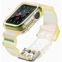 Fusion Light Set silikona siksniņa Apple Watch 38Mm / 40Mm 41Mm dzeltena 392158