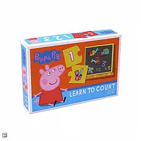 Galda izglītojoscarona spēle Peppa Pig Cūciņa - Mācies skaitļus ar kartiņām 8973 584327
