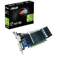 Graphics Card Asus Nvidia Geforce Gt 710 2 Gb Ddr3 64 bit Pcie 2.0 16X Memory  900 Mhz Gpu 954 Heatsink Passive 1X15Pin D-Sub 1Xdvi-D 1Xhdmi Gt710-Sl-2Gd3-Brk-Evo 432575