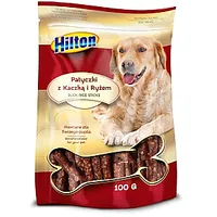 Hilton Przysmak patyczki z kaczą i ryżem dla psa - 100 g 782371