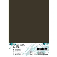 Krāsains papīrs College A4, 80G/M², 50 loksnes, B100 melns 548738