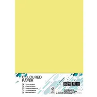Krāsains papīrs College A4, 80G/M², 50 loksnes, Lemon Yellow Zg34 548740
