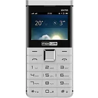 Mobilais telefons Maxcom Mm760 ar divām Sim kartēm, balts 712653