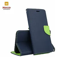 Mocco Fancy Book Case Grāmatveida Maks Telefonam Apple Iphone 12 / Pro Zils - Zaļš 402890