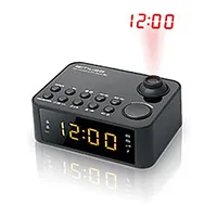 Muse Clock radio  M-178P Black, 0.9 inch amber Led, with dimmer 160341