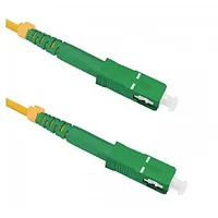 Optiskās šķiedras kabelis Qoltec 54281 1 m Sc Zaļš, Dzeltens 617890