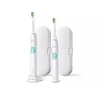 Philips Electric toothbrush Hx6807/35 Sonicare Protectiveclean 4300 Rechargeable, For adults, Number of brush heads included 2, teeth brushing modes White/Mint 301401