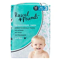 Rascal  Friends autiņbiksītes 3 izmērs, 6-11Kg, 50 gab. 701944
